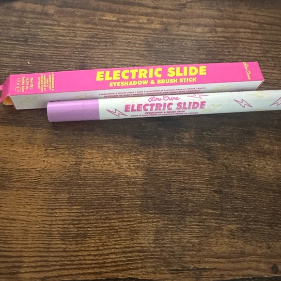 Lime Crime Electric Slide Eyeshadow & Brush Stick in Shade 'Whatever' New In Box - Picture 4 of 4